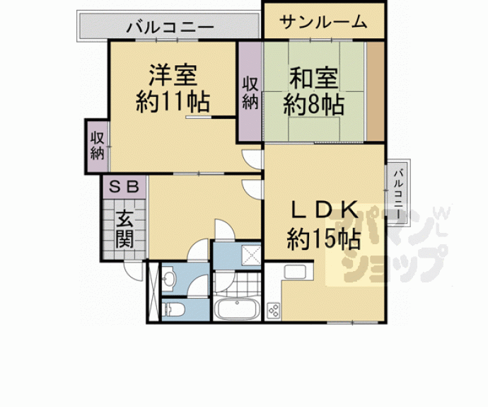 【レジデンス川島】間取