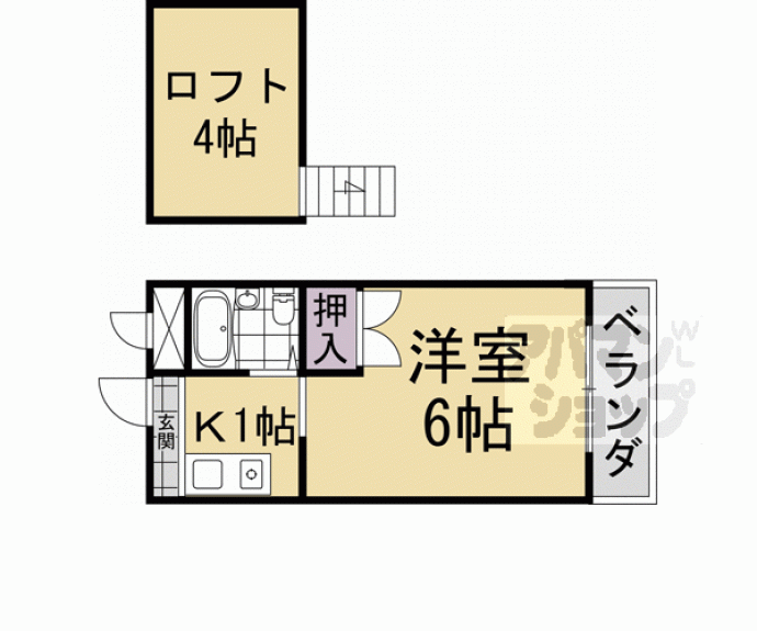 【樫原マンション】間取