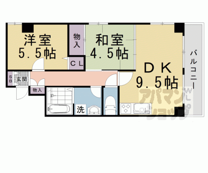 【桂オーエスプラザビル】間取