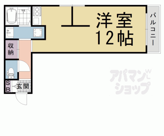 【アルナージ長岡京】間取