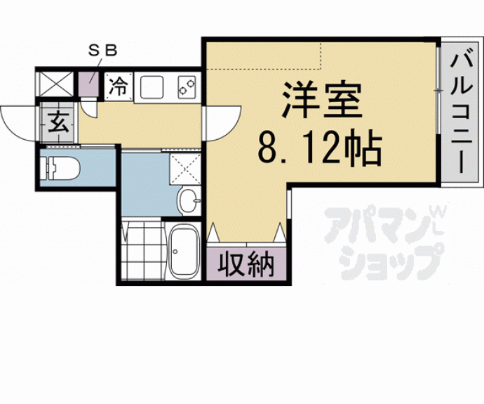 【Ｇｌａｄｖｉｓ二条式部】間取
