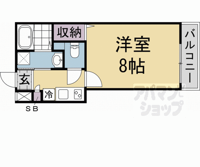 【Ｇｌａｄｖｉｓ二条式部】間取