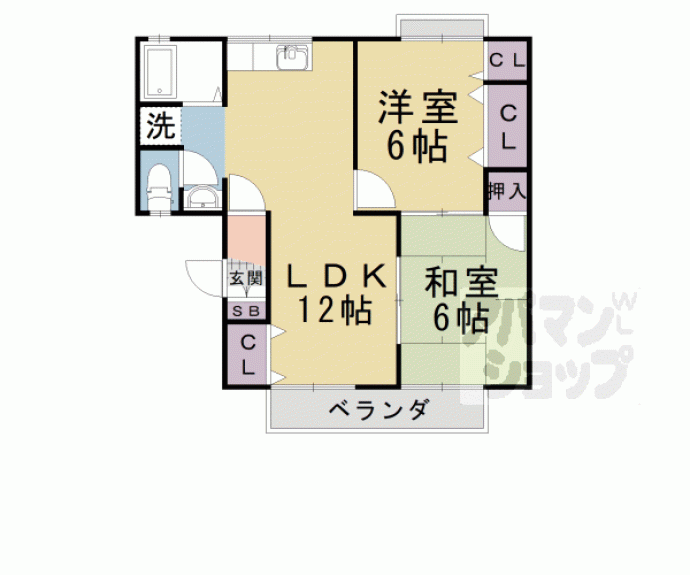 【グランボヌール】間取