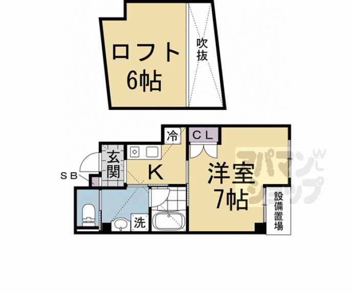 【サンモールコート九条】間取