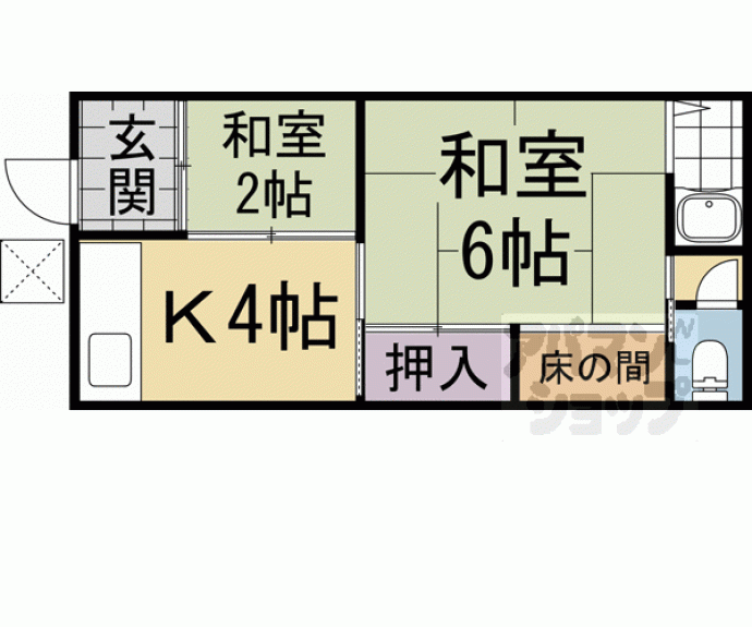 【新開ハウス　Ｃ棟】間取