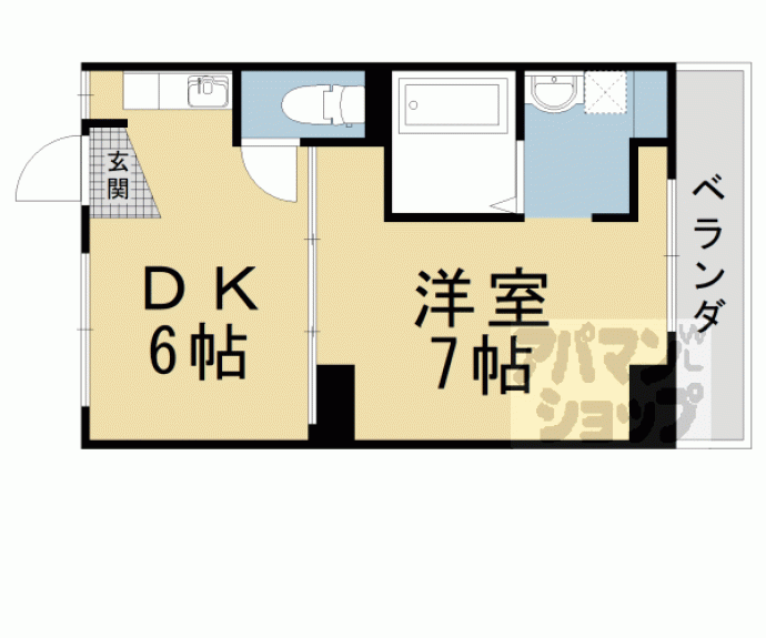 【ヴェラナリー石山寺Ⅰ】間取