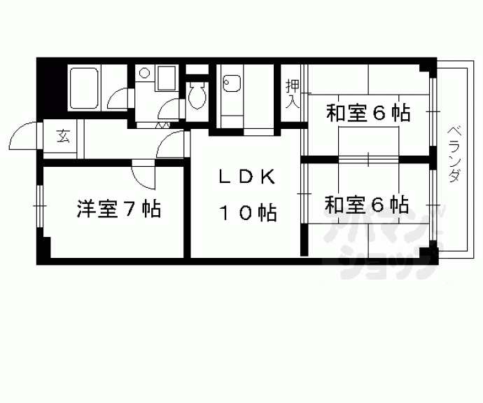 【第2コーポ藤岡】間取