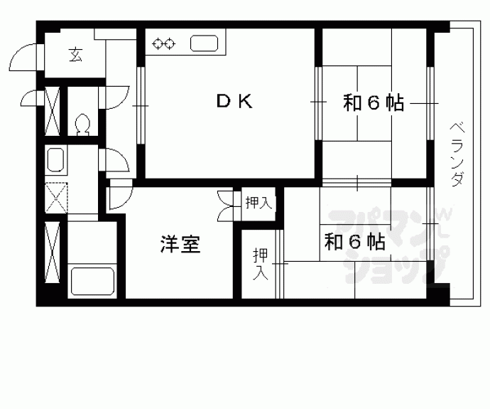 【第２藤栄ハイツ】間取