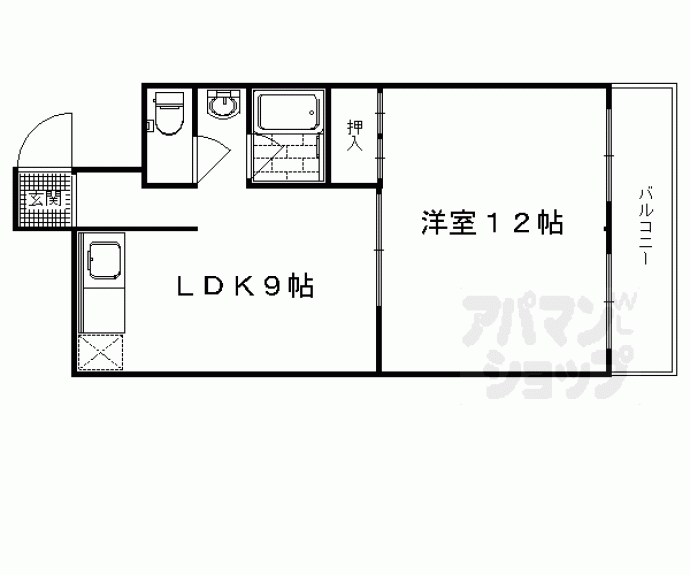 【桂川テラス】間取