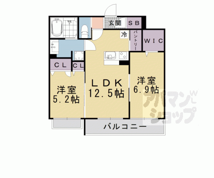 【カーサ・フィオーレ】間取