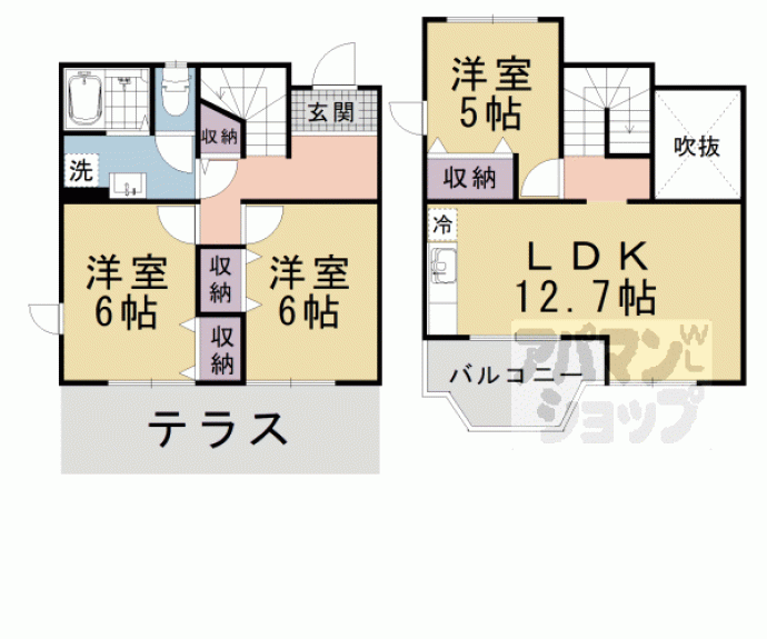 【メゾンファミーリエ】間取