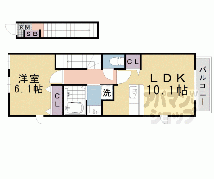 【カーサ・フィオーレ】間取