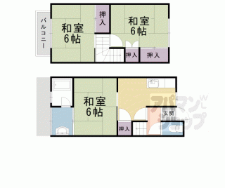 【西野山射庭ノ上町貸家】