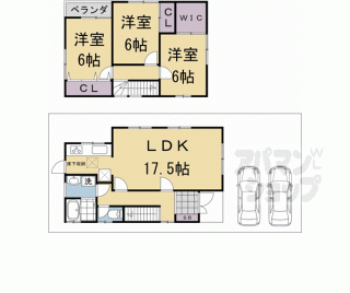 【岩倉南桑原町２４－３貸家】