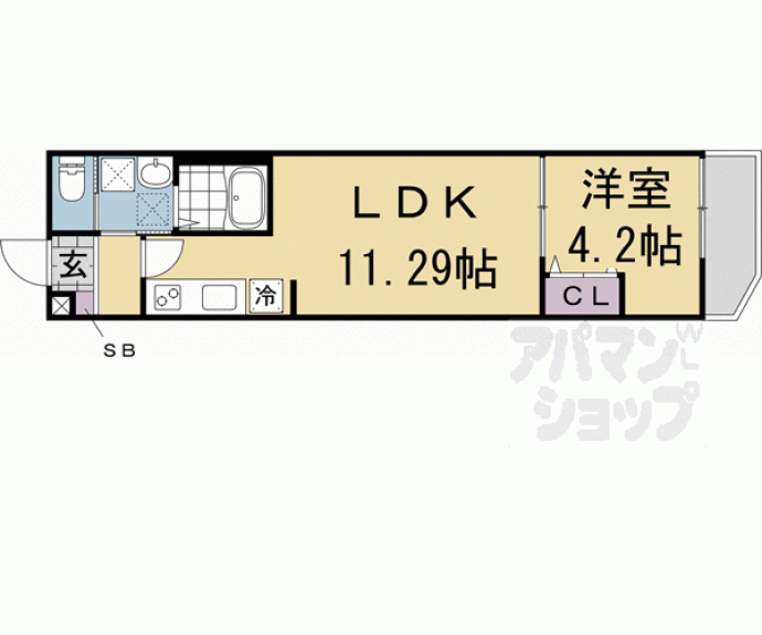 【セレニティ伏見桃山】間取