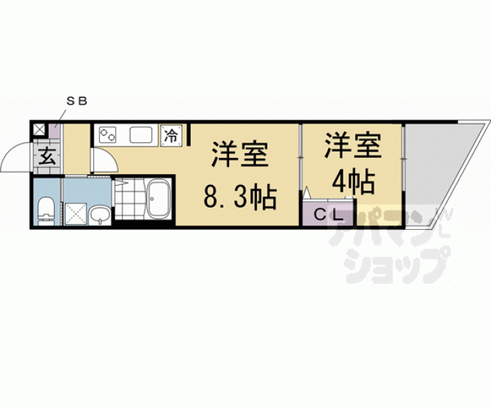 【セレニティ伏見桃山】間取