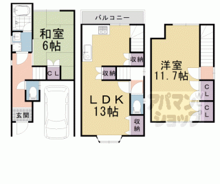 【桂乾町貸家】