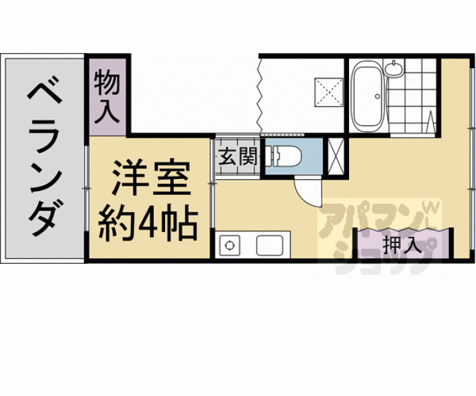 【御所南ｃｏｕｒｔⅡ】間取
