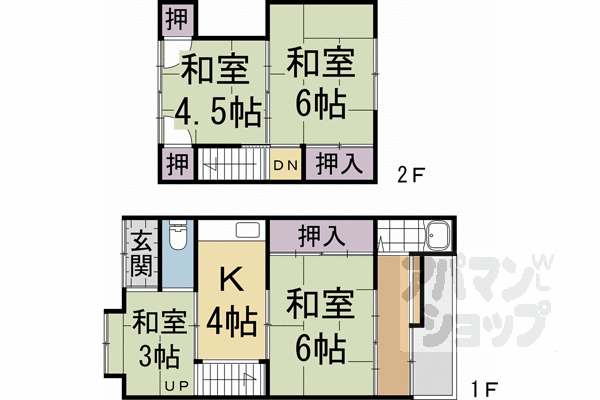【北門前町４８０貸家】