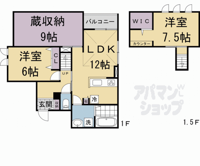 【シルクメゾン岡崎】間取