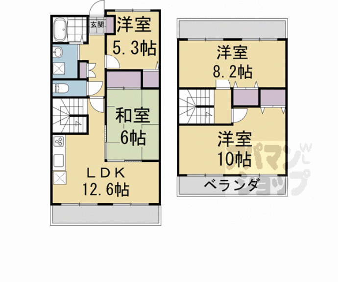 【クラリス桂】間取