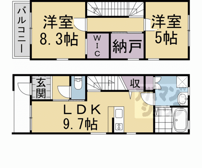 【プレジール】間取
