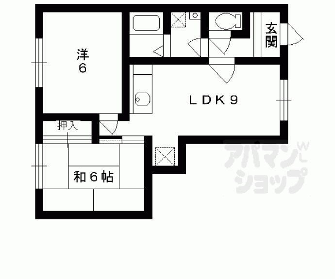 【鈴虫ハイツ】間取