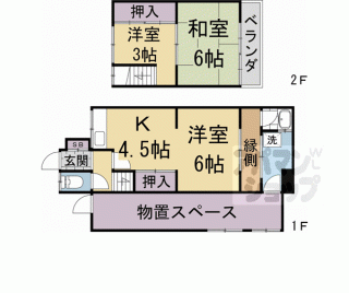 【西京極下沢町貸家】