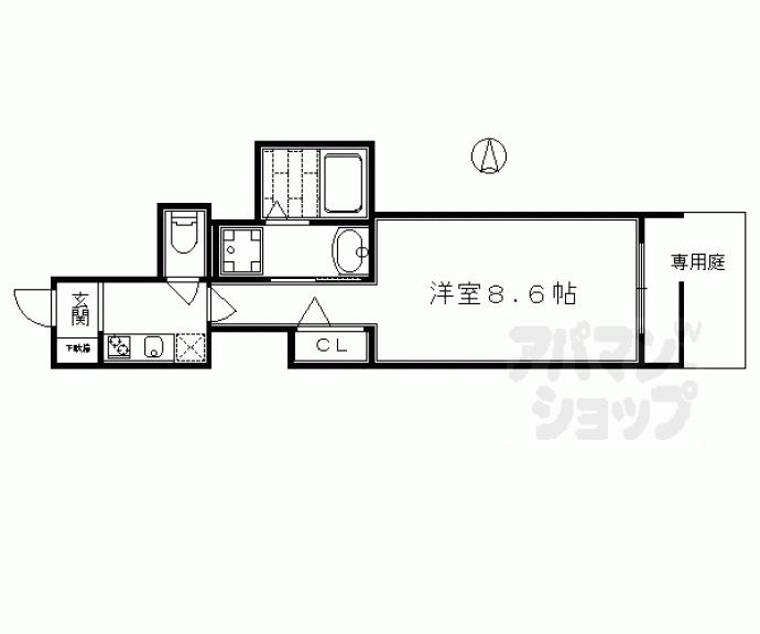 【セブンスヘヴン黒門三条】間取