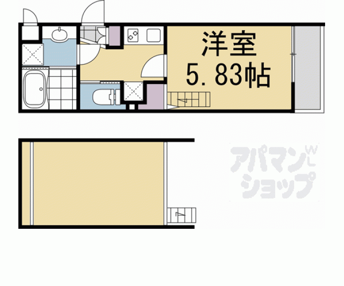 【（仮）継孝院町アパート】間取