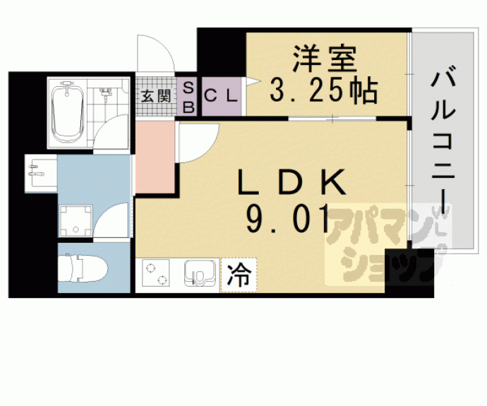【ベルヴィ石山】間取
