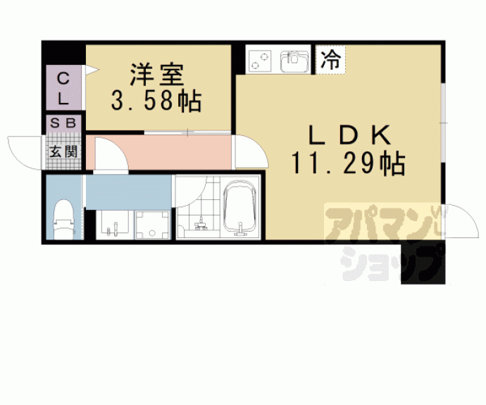 【ベルヴィ石山】間取