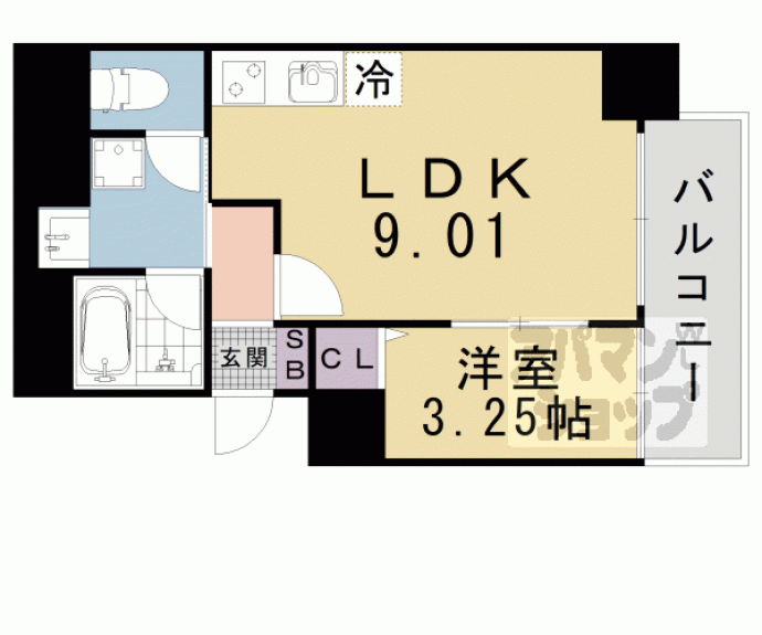 【ベルヴィ石山】間取