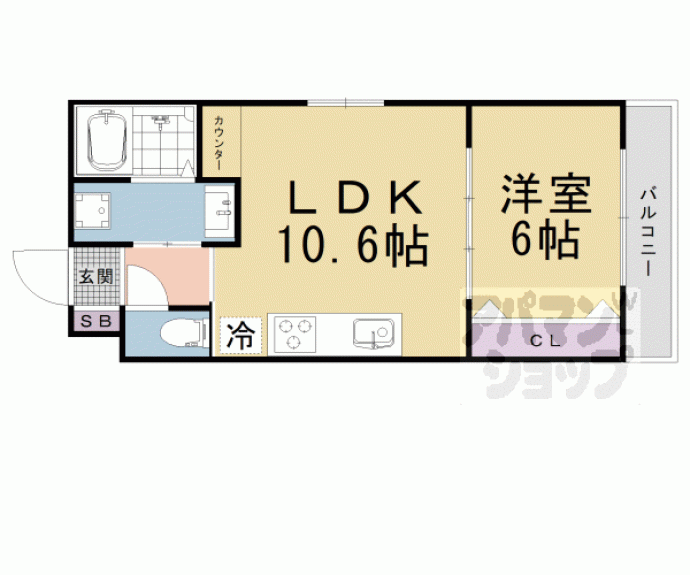 【Noah山科椥辻】間取