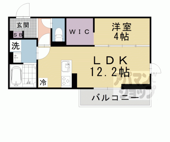 【Ｄ－ＲＯＯＭ山上】間取