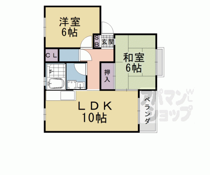 【アリュールちよかわ】間取