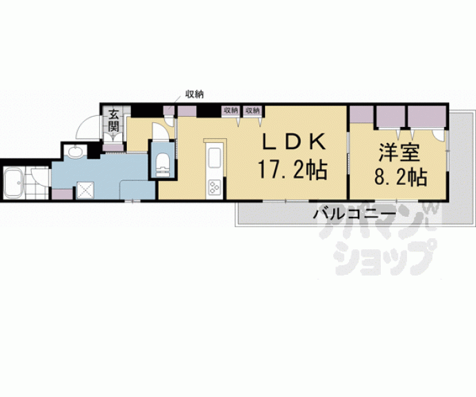 【シャーメゾン華】間取