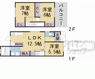 【上賀茂松本町４７－２貸家】