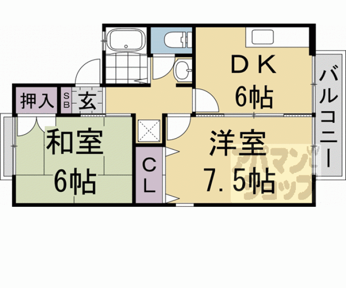 【R-Grants京都安朱West】間取