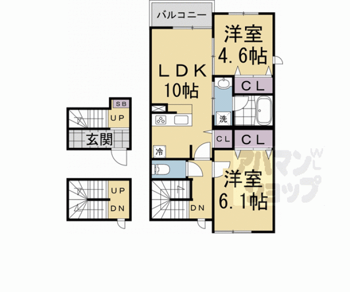 【仮称）八条源町プロジェクト】間取
