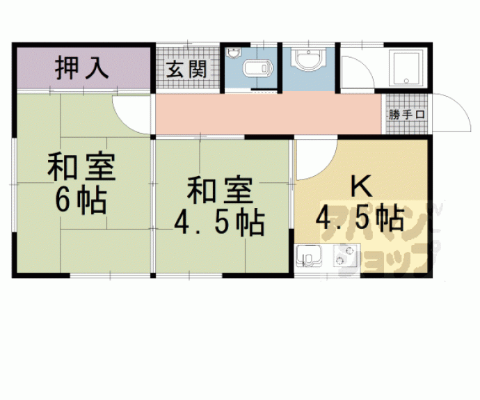 【安本邸貸家】間取