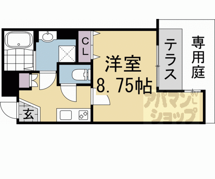 【ヴィラ北白川Ⅱ】間取