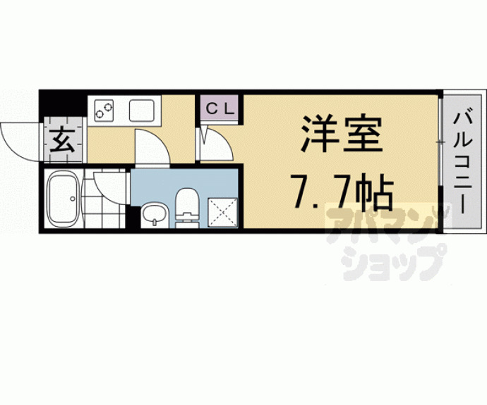 【スターアパートメント京大北】間取