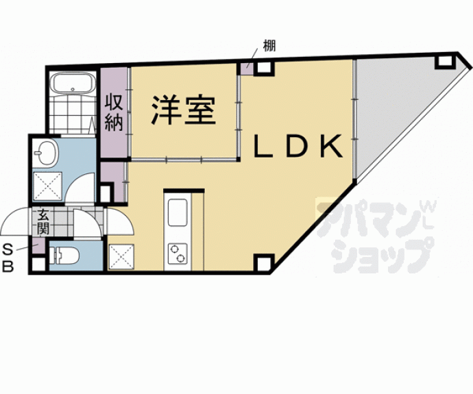 【Ｙ＇ｓビル四条大宮】間取