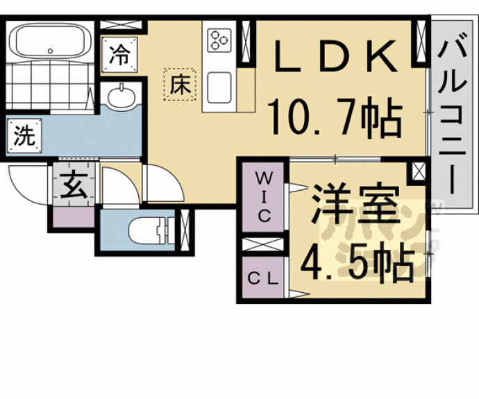 【キャッスルヴュー山口】間取