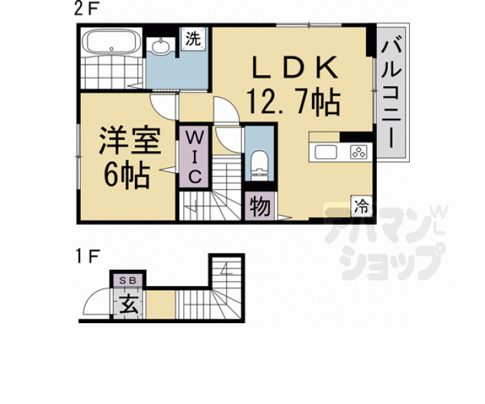 【キャッスルヴュー山口】間取