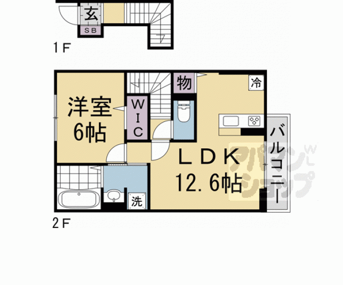 【キャッスルヴュー山口】間取