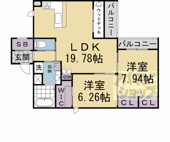 【Ｂｅｌｌｉｓｓｉｍｏ継孝院】間取