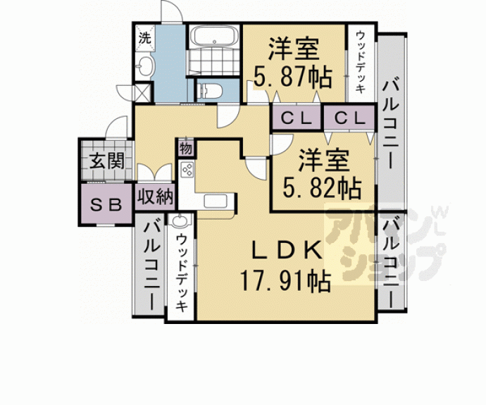 【Ｂｅｌｌｉｓｓｉｍｏ継孝院】間取