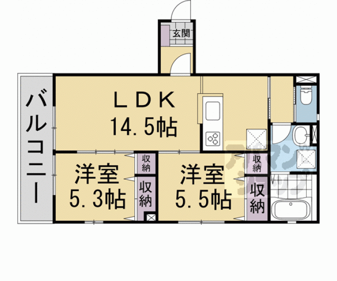 【Ｃｌｅｉａｒｇｅ】間取